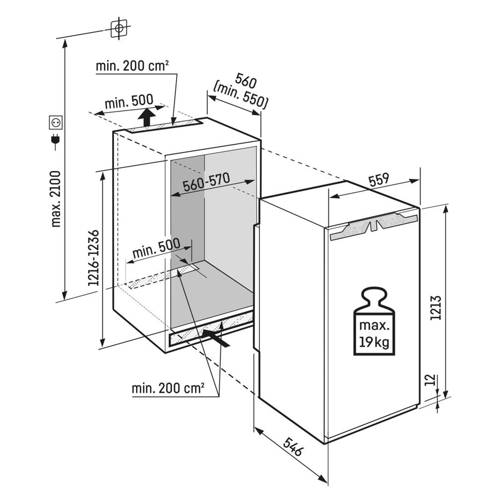 LIEBHERR IRBd 4121-20 Integrierbarer Kühlschrank mit BioFresh - Küchenland  | Elektroland Tillmann GmbH